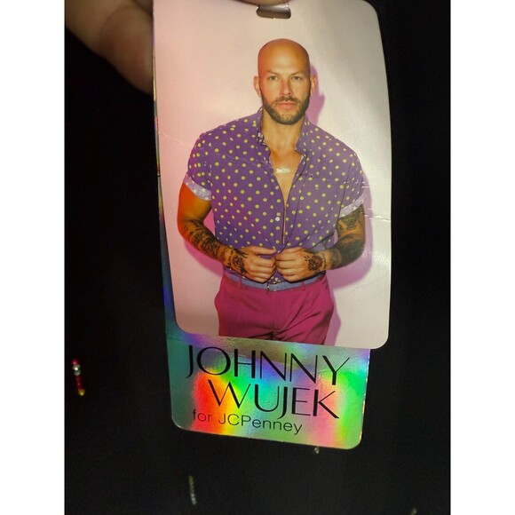 NEW Wujek Womens Rhinestone Tank Top 2X Oversized Black Knit Pullover Designer - Picture 5 of 9